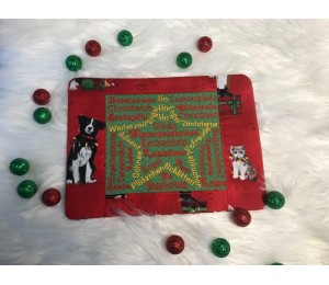 Stickserie - ITH Mug Rugs Weihnachtsmosaik 